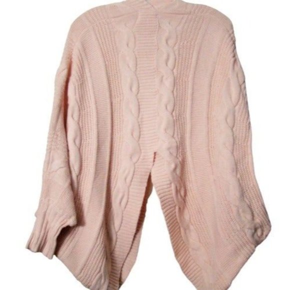 Military Hippie OS Oversized Slouchy Open Front Dolman Sleeve Cardigan Sweater - Picture 6 of 9